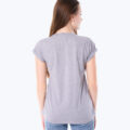 Mini sleeve gray t-shirt